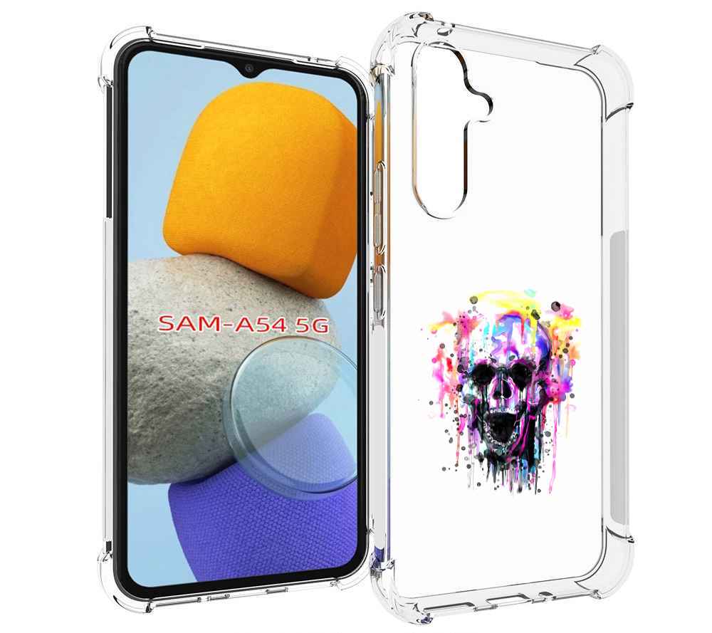 

Чехол MyPads граффити череп для Samsung Galaxy A54, Tocco