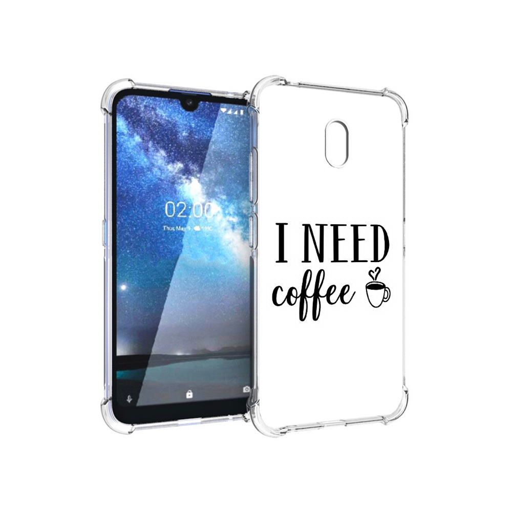 

Чехол MyPads Tocco для Nokia 2.2 Мне нужен кофе (PT134721.103.121), Прозрачный, Tocco