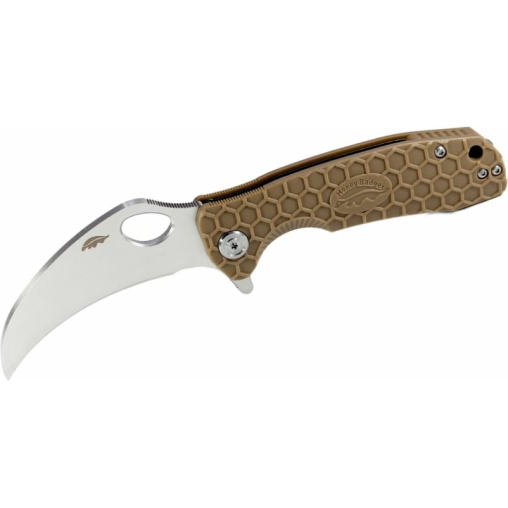 

Honey Badger Нож Сlaw L с песочной рукоятью HB1102, Бежевый, HB1102