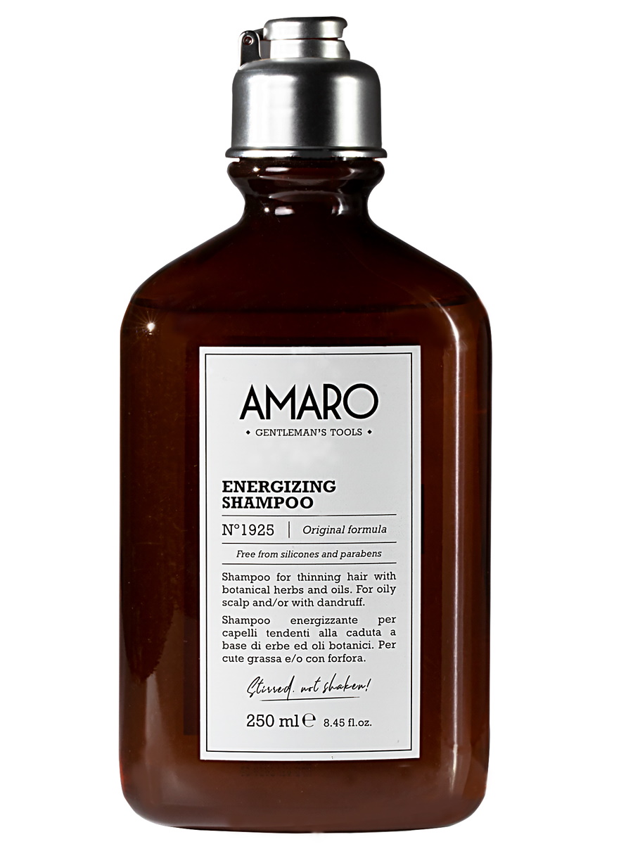 Шампунь FarmaVita AMARO для восстановления волос энергетический 250 мл шампунь dott solari cosmetics энергетический для роста волос 1000 мл