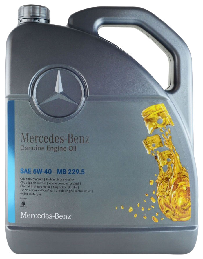 Моторное масло Mercedes-Benz синтетическое Mb 229.5 5W40 5л