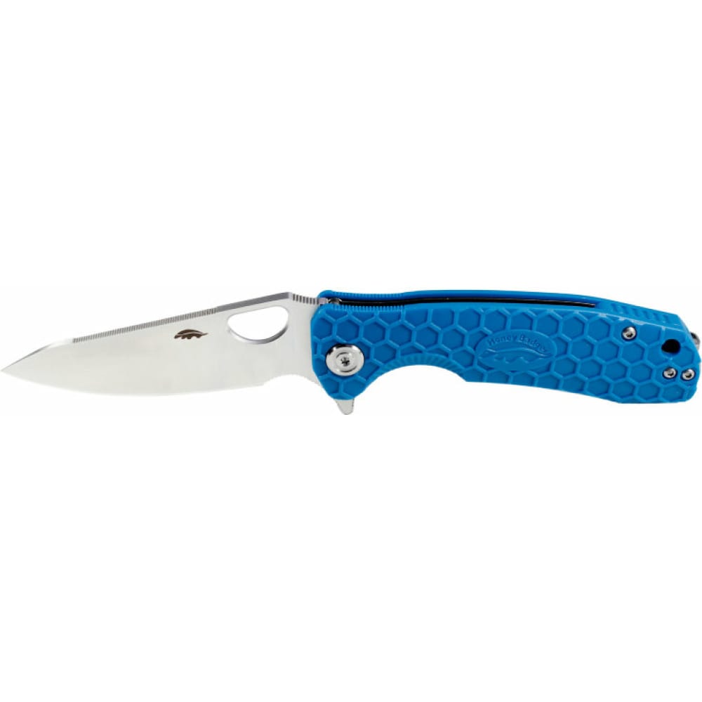 

Honey Badger Нож Leaf L с голубой рукоятью HB1291, Синий, HB1291