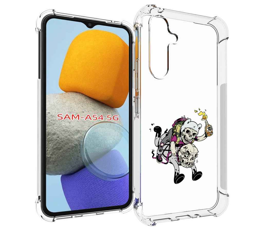 

Чехол MyPads время приключений скелеты для Samsung Galaxy A54, Tocco