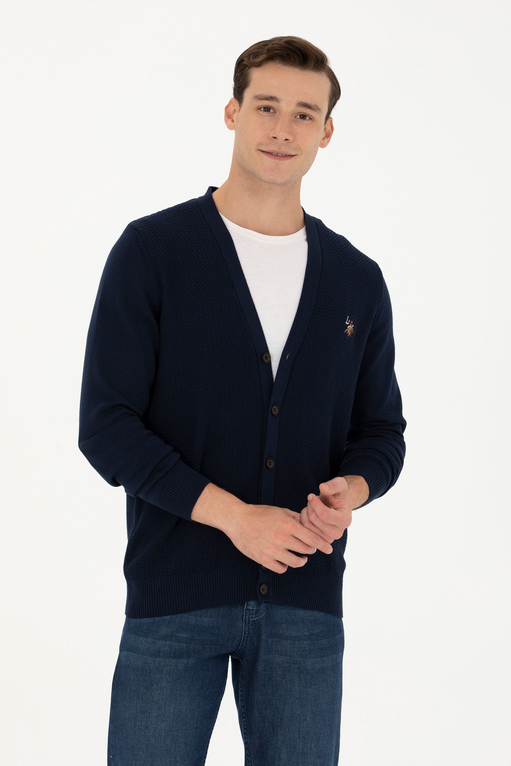 

Кардиган мужской U.S. POLO Assn. G081SZ0TH0TBH01-BSK23 синий L, G081SZ0TH0TBH01-BSK23