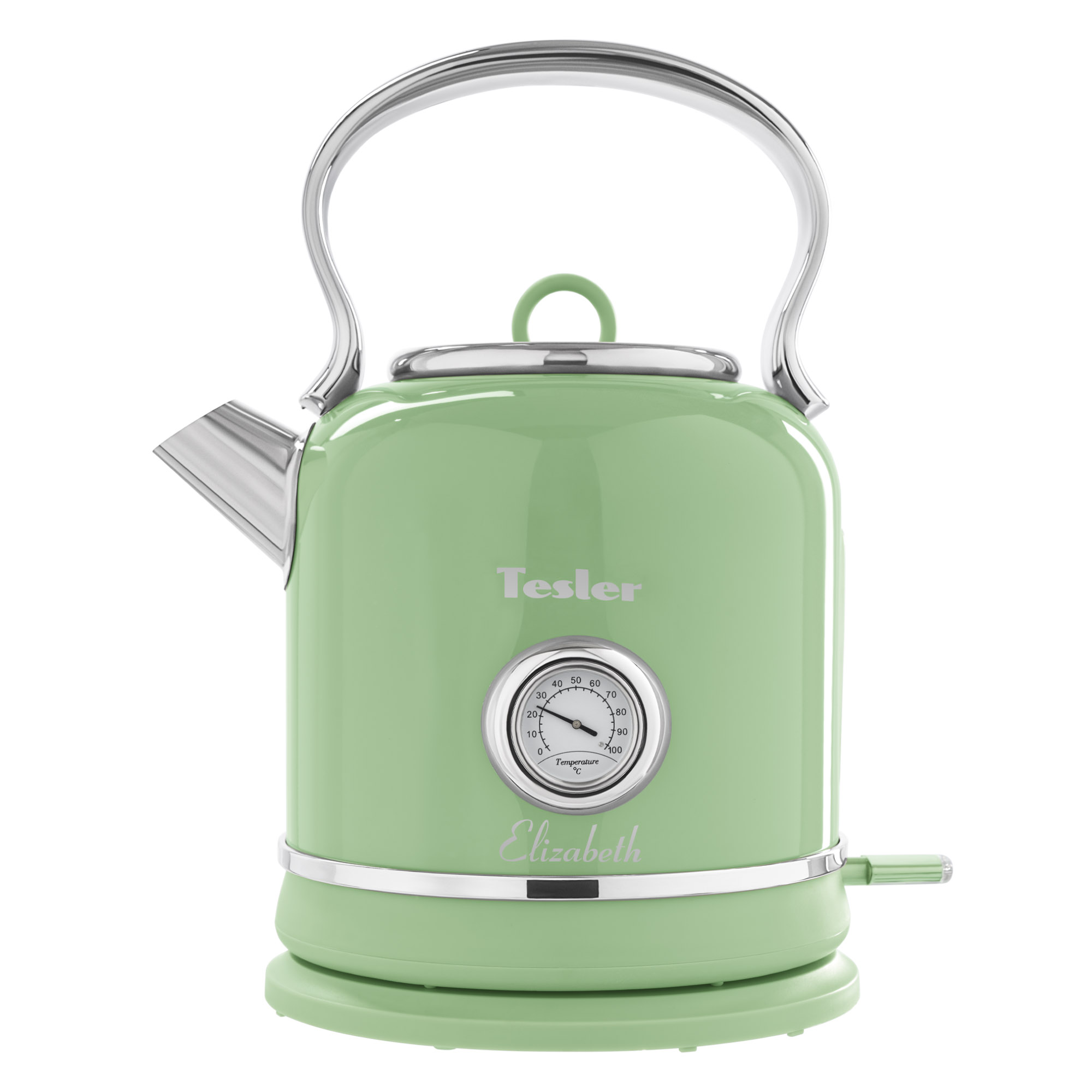 Чайник электрический TESLER KT-1745 1.7 л зеленый тостер tesler tt 445 зеленый
