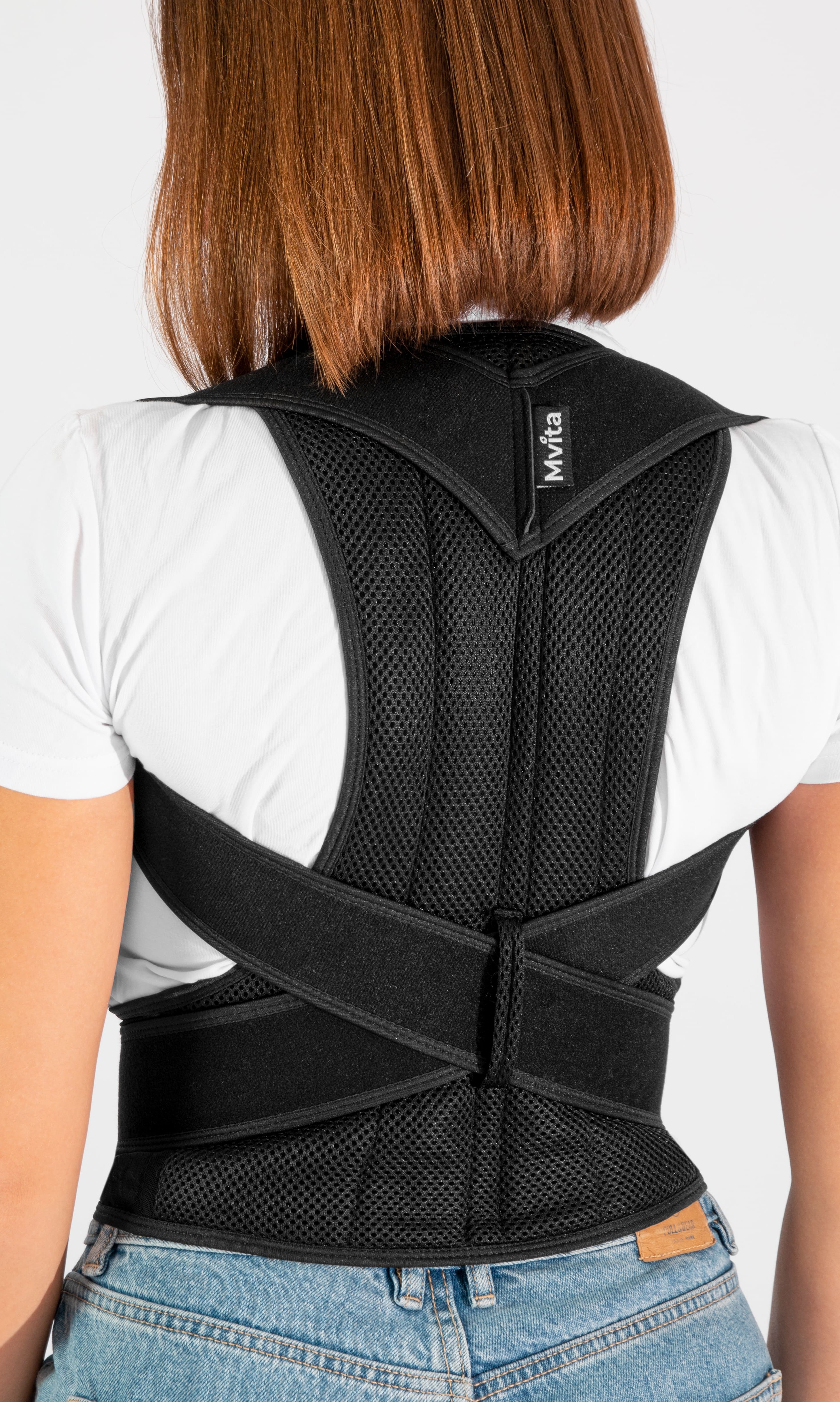 

Ортопедический корректор осанки Mvita T-L чёрный р. XL, T-L
