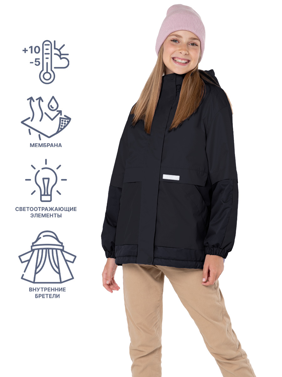 

Куртка детская NIKASTYLE 4м3224, черный, 170, 4м3224