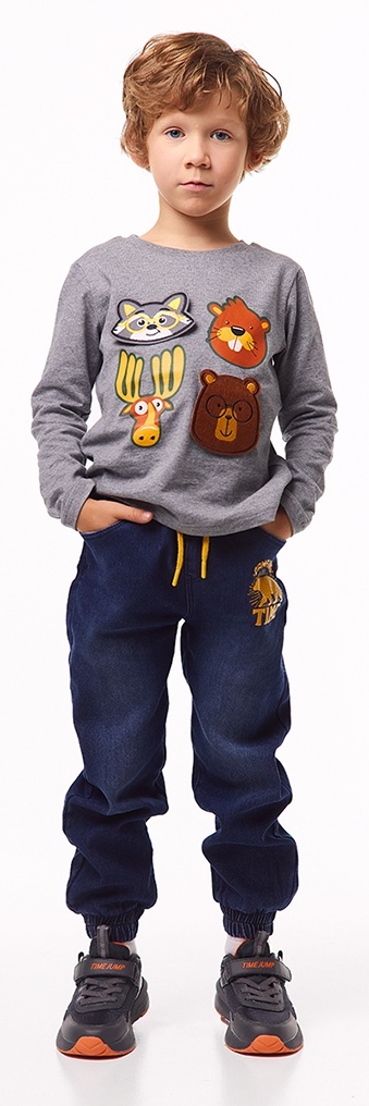 

Лонгслив детский Kari Kids AW24C36603516, темно-серый, 98, 233936