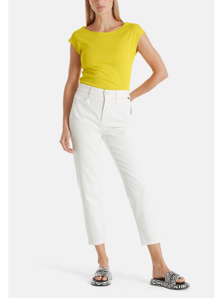 

Футболка женская Marc Cain M4R21D0HQ желтая 34 EU, Желтый, M4R21D0HQ