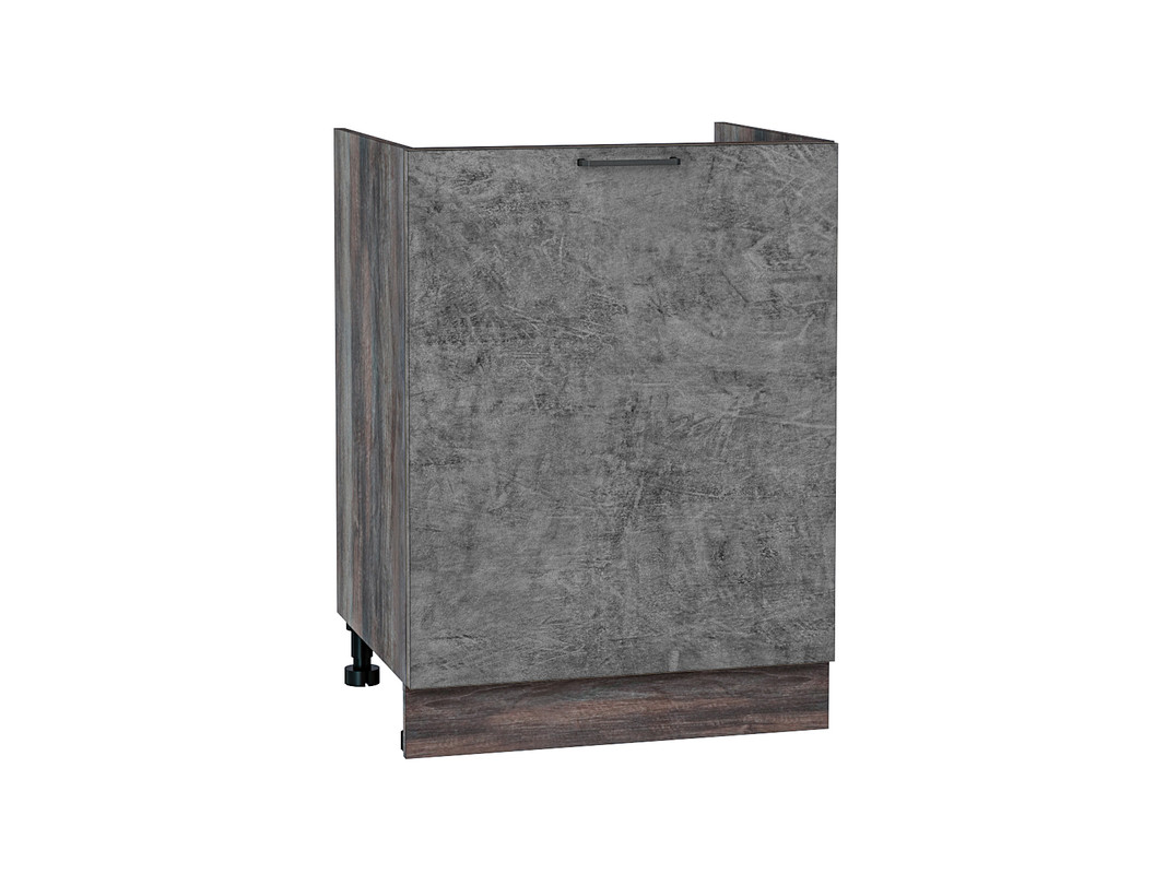 

Напольный шкаф под мойку 600 с 1-ой дверцей МС Хелмер Сурская ЛДСП Дуб Кальяри/Бетон Ф46, Серый, Хелмер