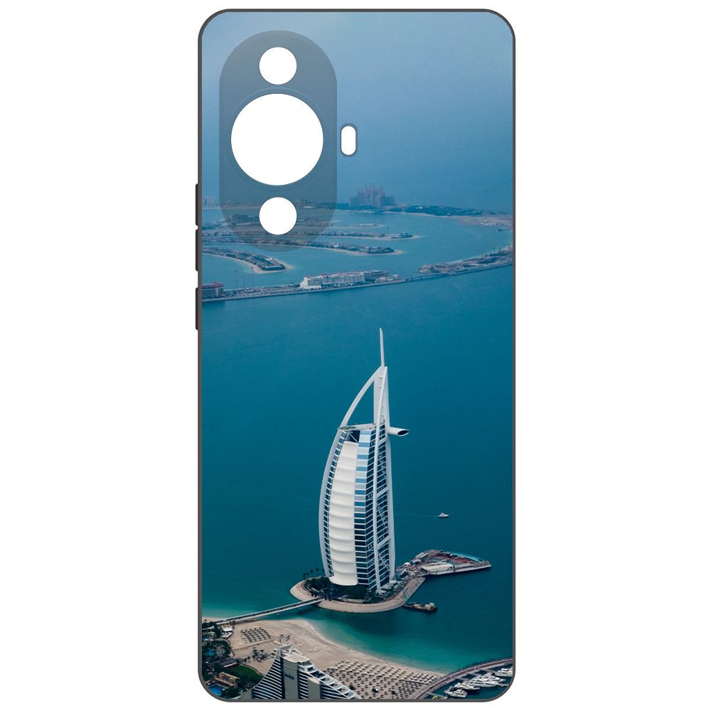

Чехол-накладка Krutoff Soft Case ОАЭ, Бурдж-эль-Араб для Huawei Nova 11 Pro черный