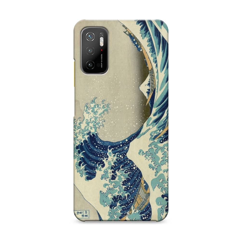 

Пластиковый чехол "Большая волна в Канагаве" на Xiaomi Poco M3 Pro, 311020-7