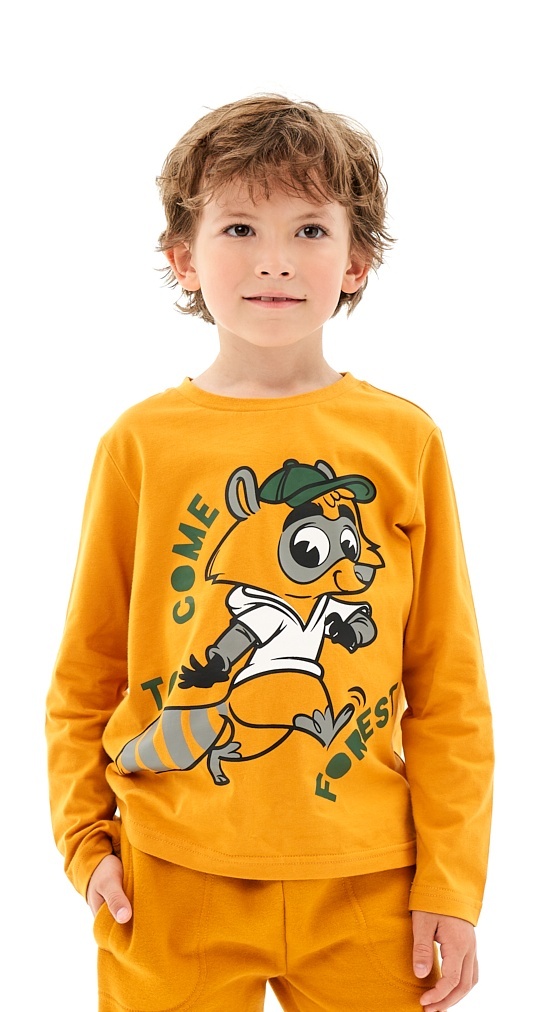 

Лонгслив детский Kari Kids AW24C34703516, темно-желтый, 92, 233935