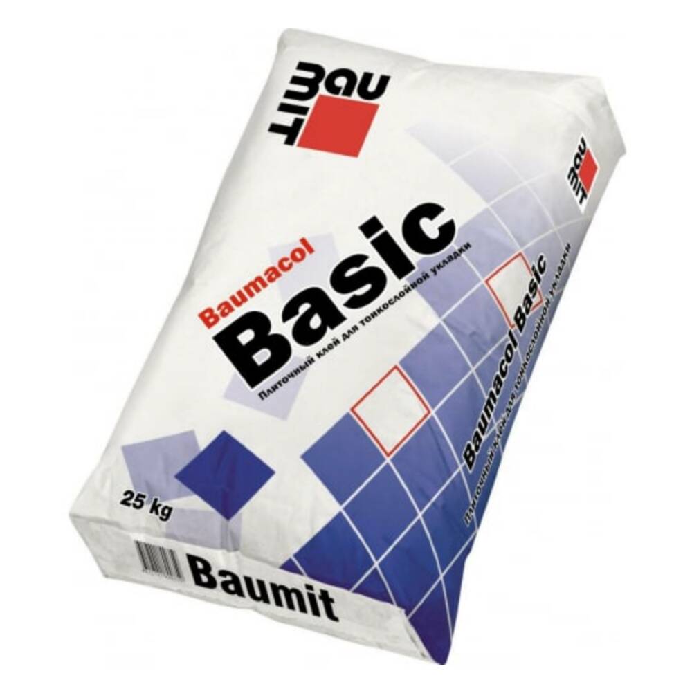 

Клей плиточный Baumit Baumacol Basic 25 кг 4612741800588