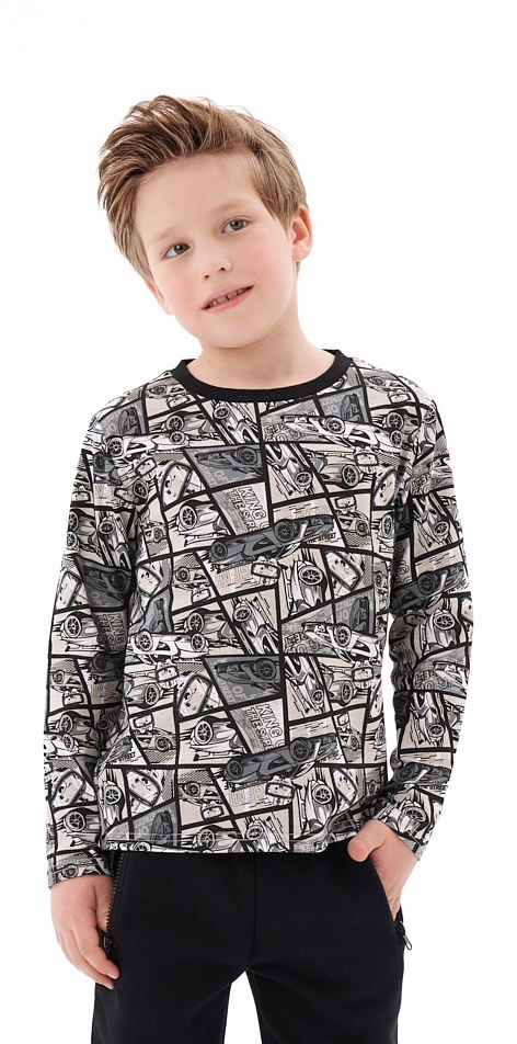 

Лонгслив детский Kari Kids AW24C32603215, черный, 110, 231489