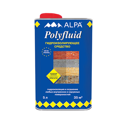 фото Влагозащитный состав alpa polyfluid 5 л