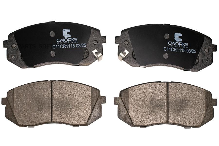 

Тормозные колодки CWORKS передние Low Metallic c11cr1115