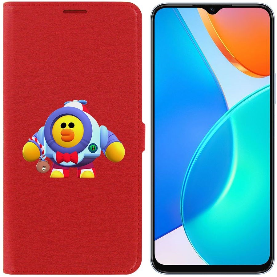 

Чехол-книжка Eco Book для Honor X6 Brawl Stars-Нани Салли