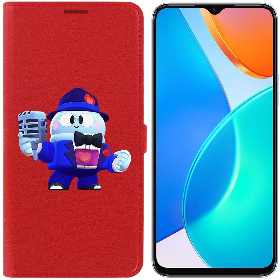 

Чехол-книжка Eco Book для Honor X6 Brawl Stars-Стильный Лу
