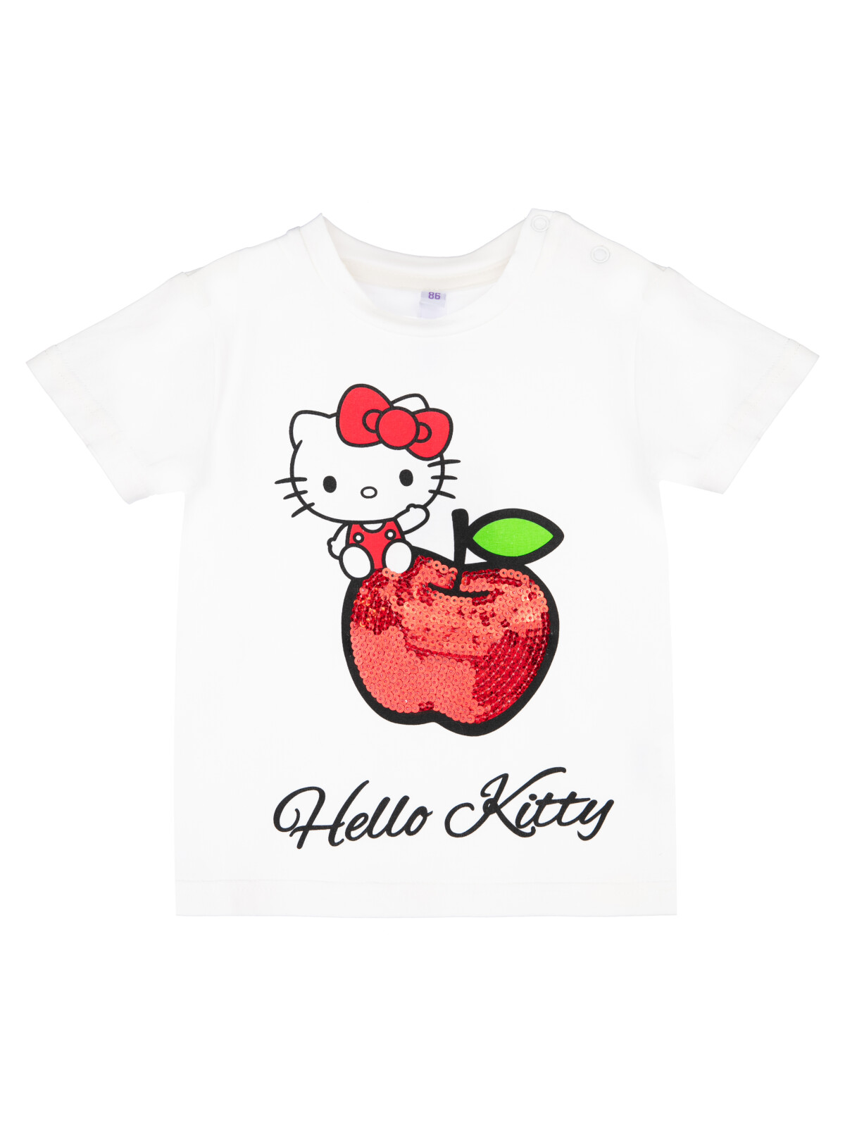 

Футболка детская PlayToday Baby 12349009, белый, красный, 92, 12349009