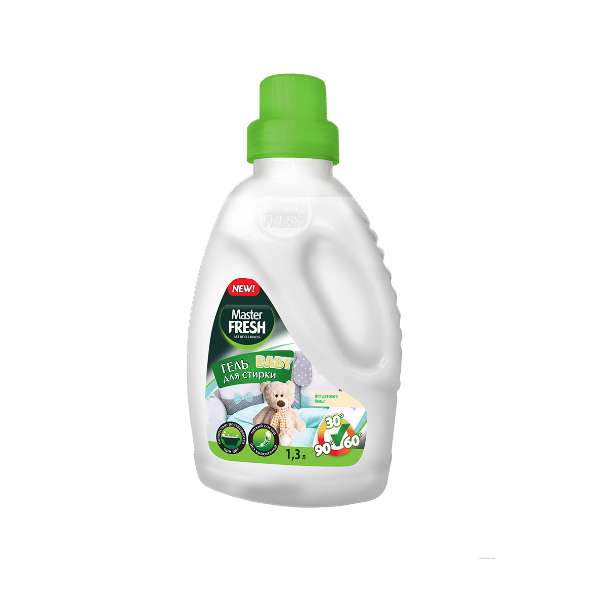 Гель для стирки детского белья Master Fresh Baby, без красителей, 1,3 л