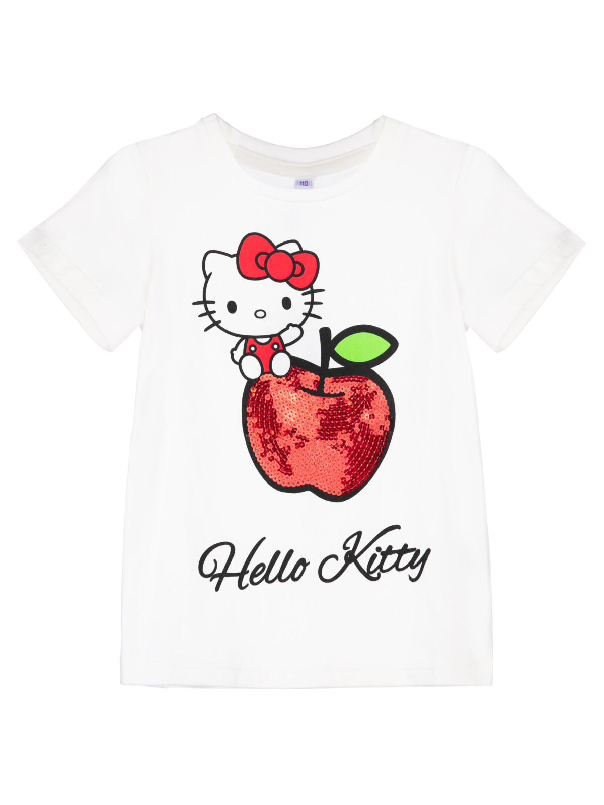 

Футболка детская PlayToday Kids 12342085, белый, красный, 116, 12342085
