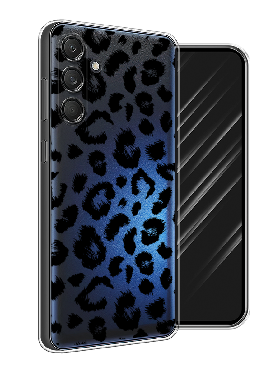 

Чехол Awog на Samsung Galaxy M55 "Окрас леопарда фон", Черный, 2109650-1