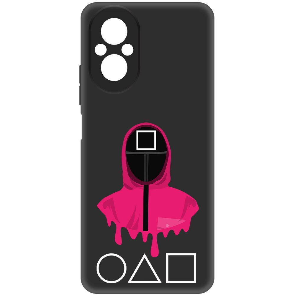 

Чехол-накладка Krutoff Soft Case Игра в кальмара-Начальник для Realme C67 черный