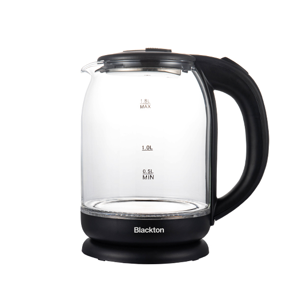 Чайник электрический Blackton BTKT1822G 1.8 л прозрачный, черный чайник blackton bt kt1802g 1l