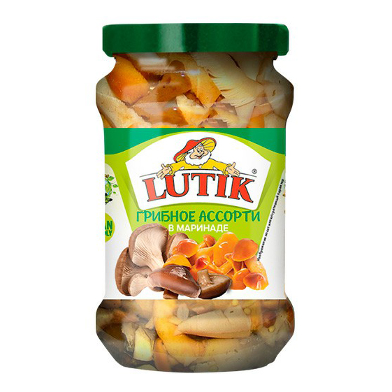 Ассорти Lutik из грибов в маринаде 280 г