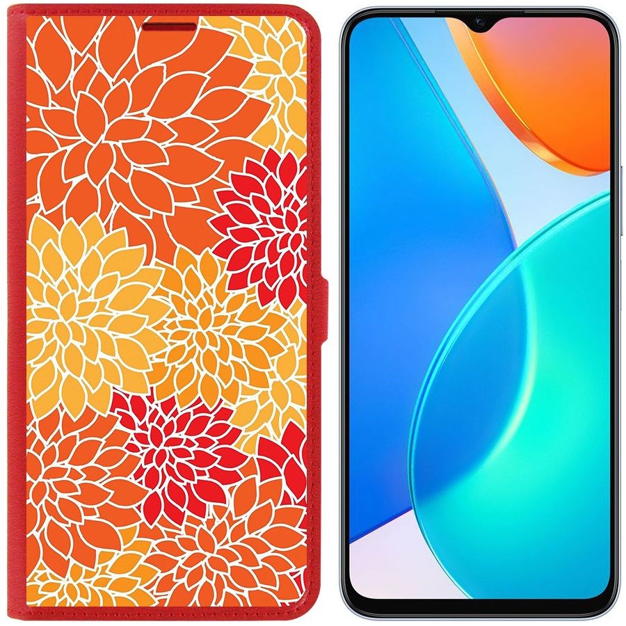 

Чехол-книжка Eco Book для Honor X6 Цветочный паттерн 7