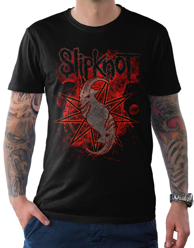 фото Футболка мужская design heroes группа slipknot черная xs