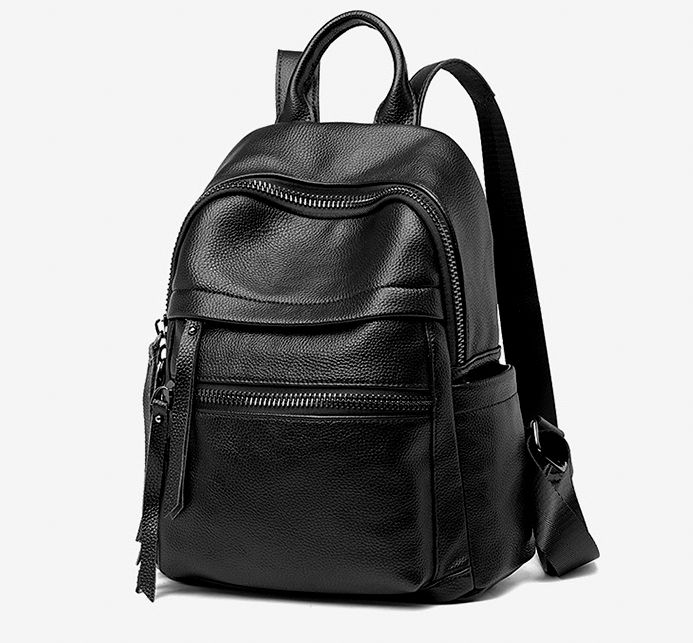 Рюкзак женский Fern М-006 черный, 31x26x12 см