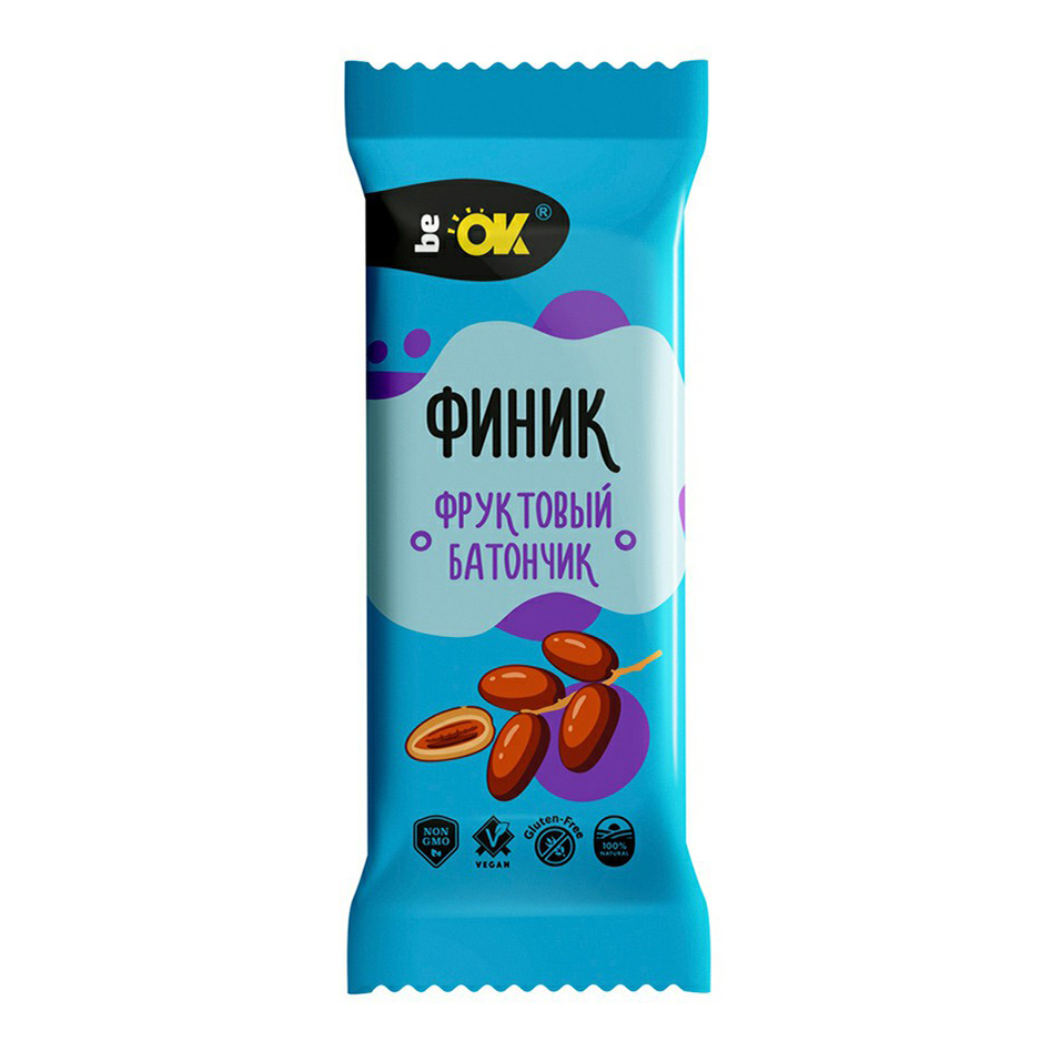 фото Батончик be ok фруктовый финик 30 г