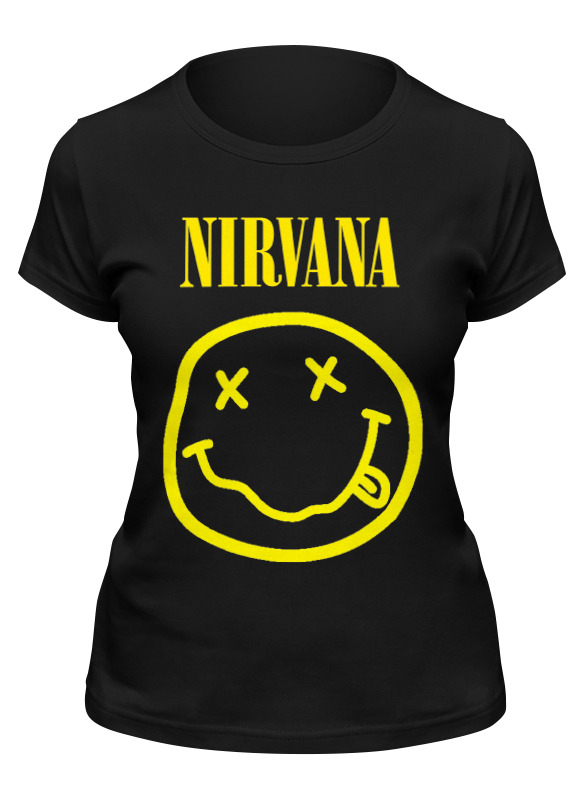 

Футболка женская Printio Nirvana черная 2XL, Черный, Nirvana
