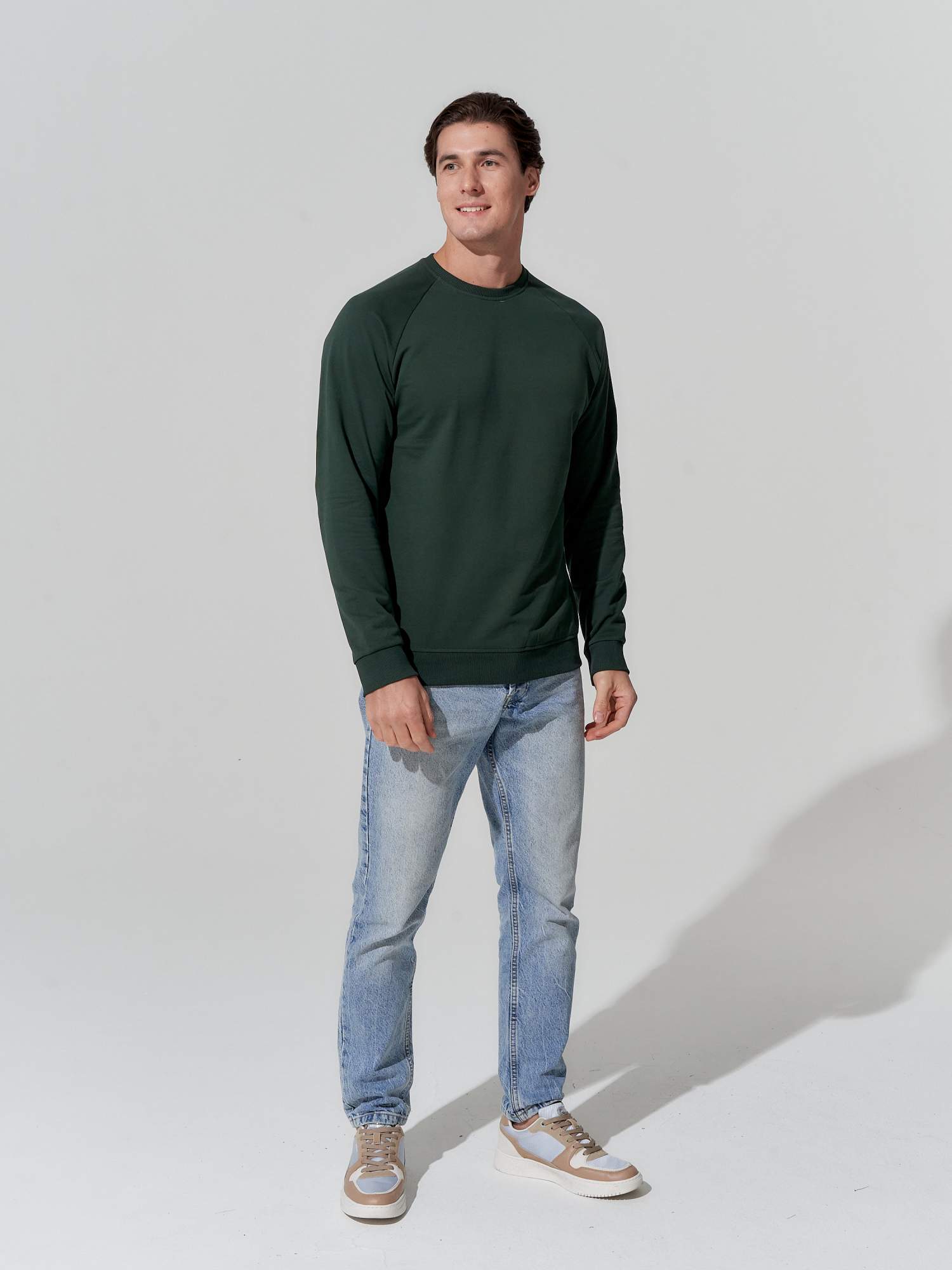 

Свитшот мужской Best Tricotage BT695 хаки 3XL, BT695
