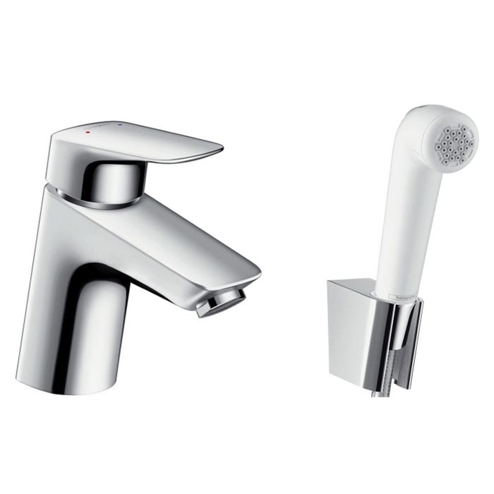 

Смеситель для раковины Hansgrohe Logis 71290000, 70 мм, с гигиеническим душем, Разноцветный