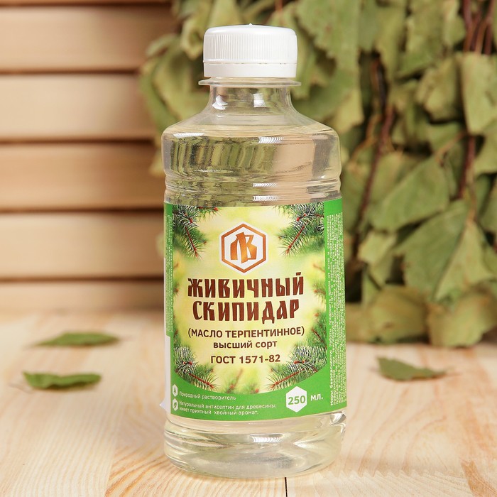 

Скипидар живичный 0,25л, Белый
