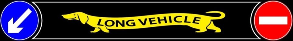 

Avtodriver брызговик зад 205х32 см с цветным логотипом long vehicle такса 1 шт. rabr046