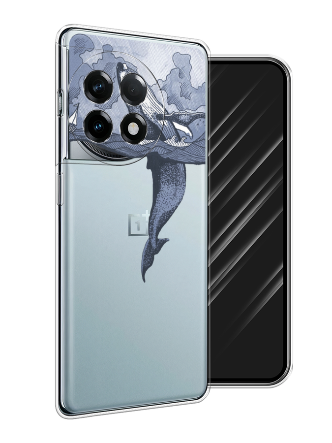 

Чехол Awog на OnePlus 11R/Ace 2 "Два измерения", Голубой;черный;прозрачный, 154250-1