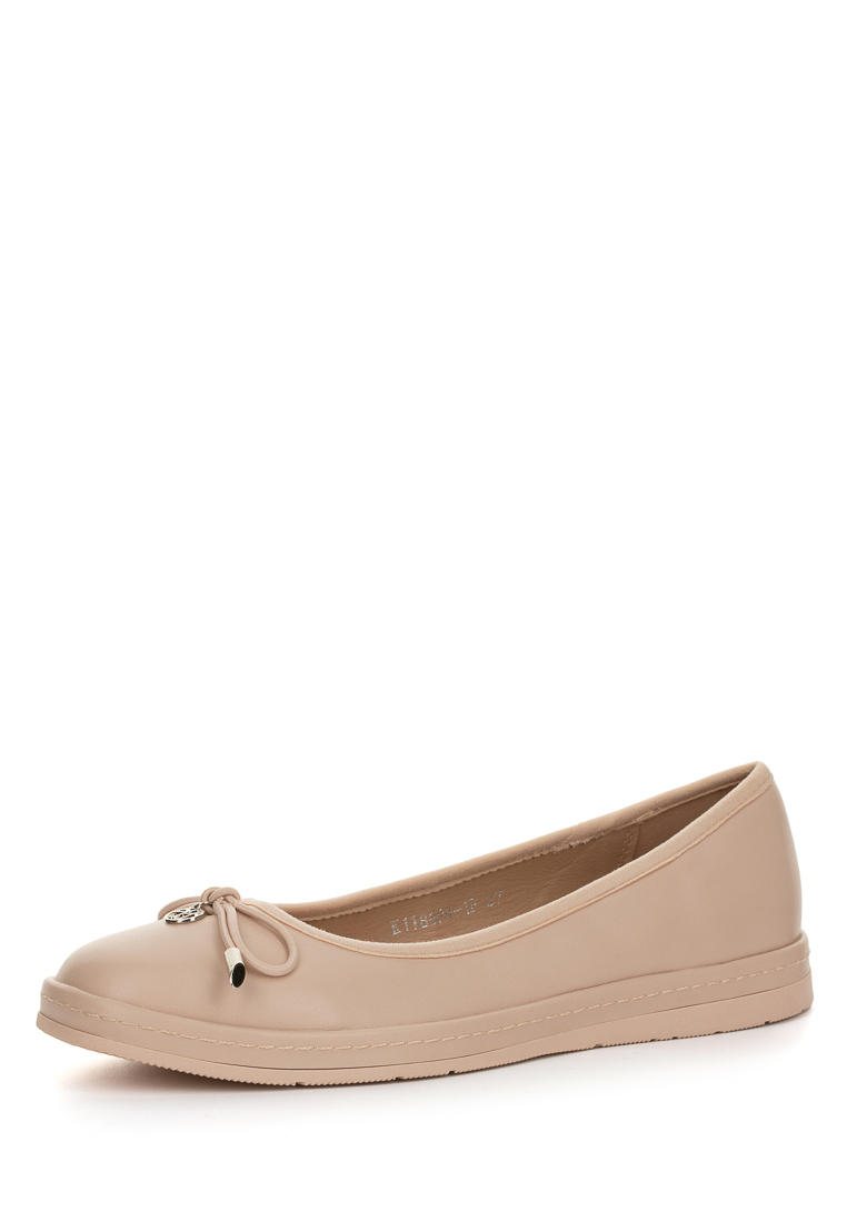 

Балетки женские T.TACCARDI 710025517 бежевые 39 RU, Бежевый, 710025517