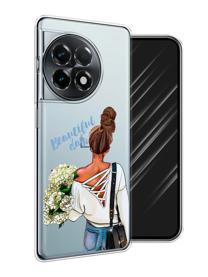 

Чехол Awog на OnePlus 11R/Ace 2 "Beautiful day vector", Коричневый;белый;зеленый, 154250-1