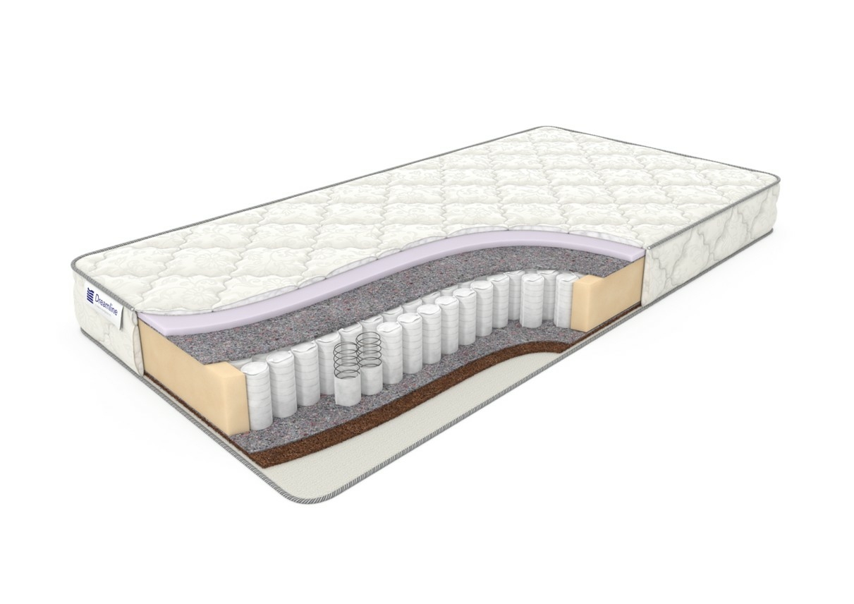 

Матрас Dreamline Teen Various 105х180, Бежевый;белый;серый;серебристый, Teen Various