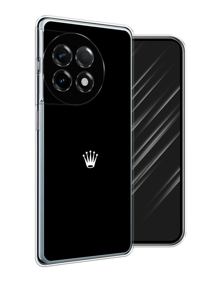 

Чехол Awog на OnePlus 11R/Ace 2 "Белая корона на черном фоне", Черный, 154250-1