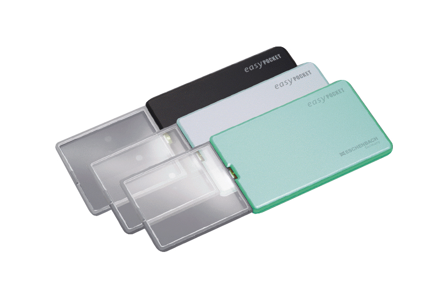 

Лупа увеличительная Eschenbach Easy Pocket 4x, голубой металлик, 15834