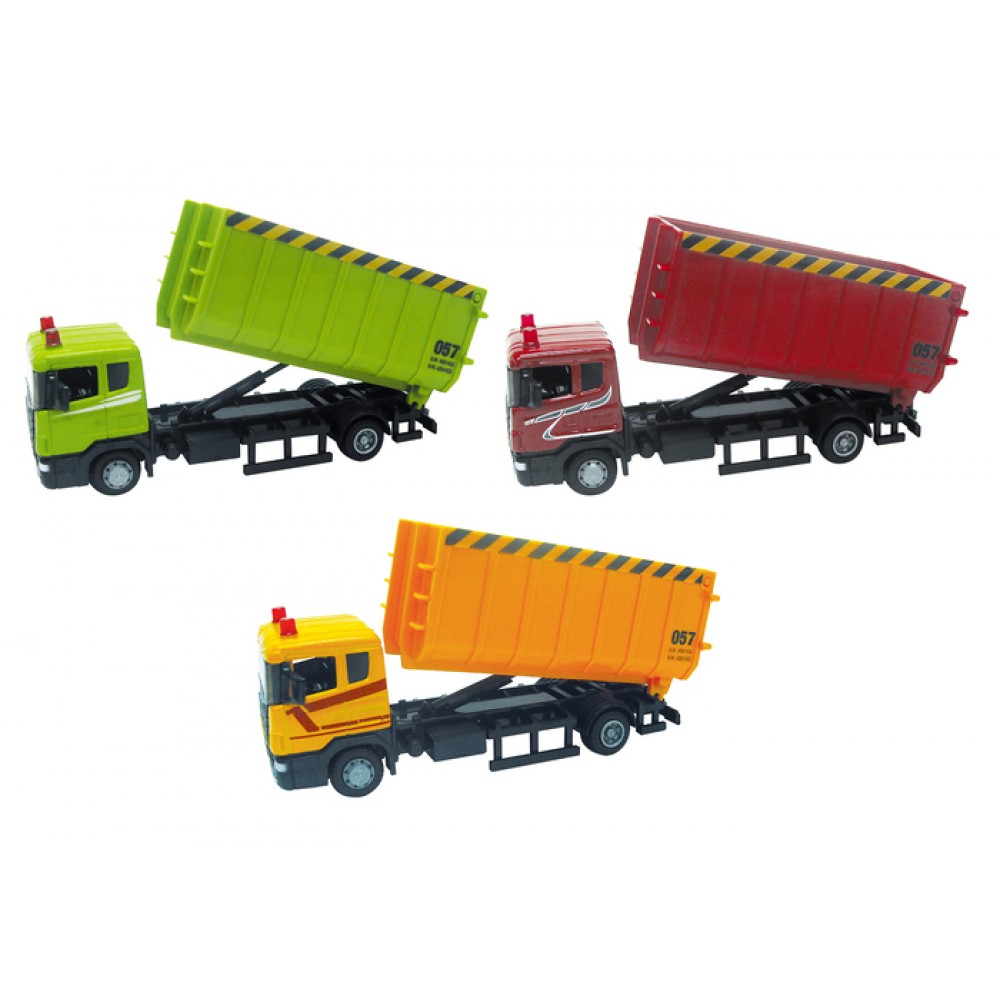 

Машинка Scania. Стройконтейнер, 1:48, красная AUTOGRAND