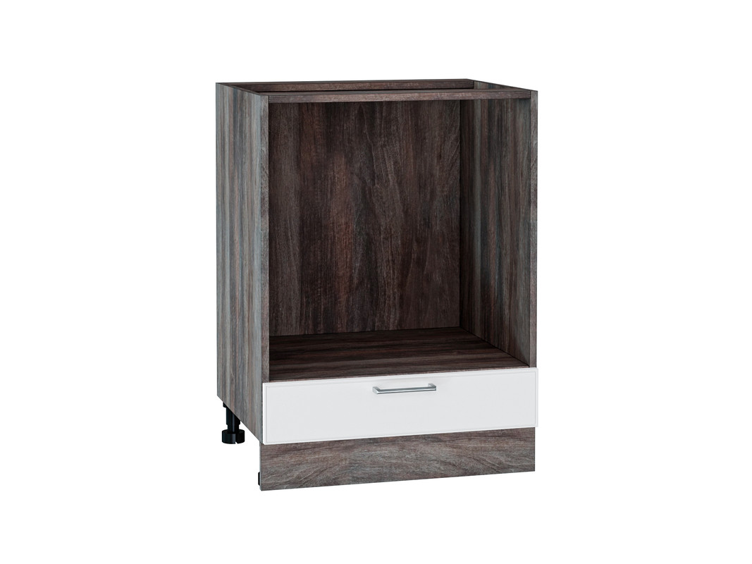 

Напольный шкаф под духовку 600 МС МЕМФИС Сурская мебель МДФ Дуб Кальяри/Белый софт Ф81, Белый;серый, Мемфис