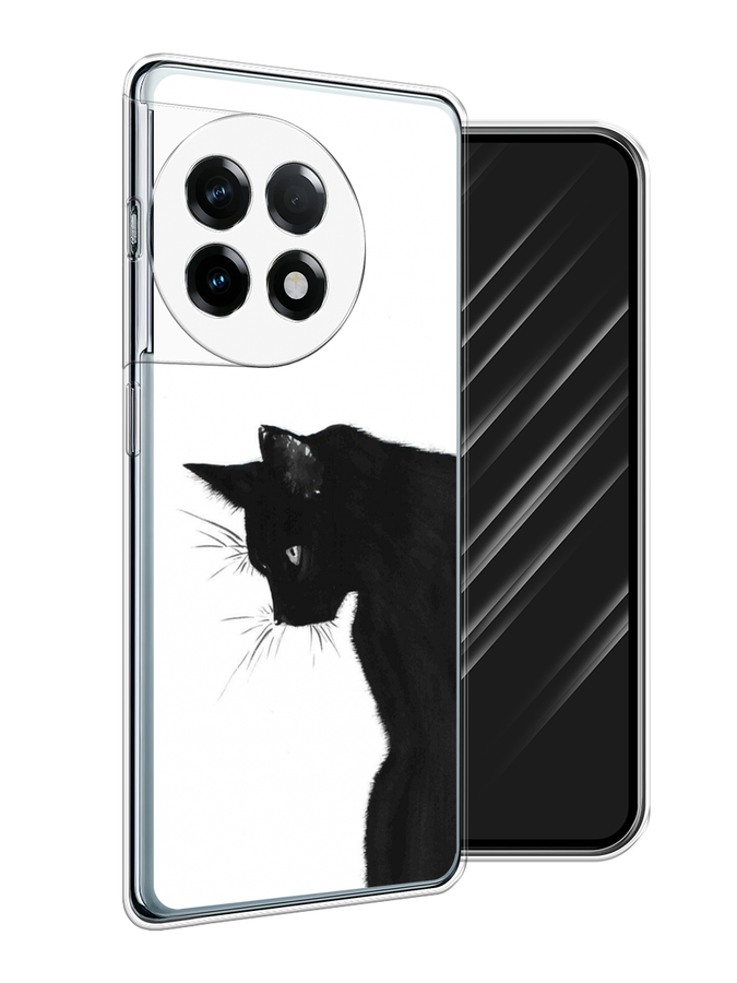 

Чехол Awog на OnePlus 11R/Ace 2 "Black cat", Черный;белый, 154250-1