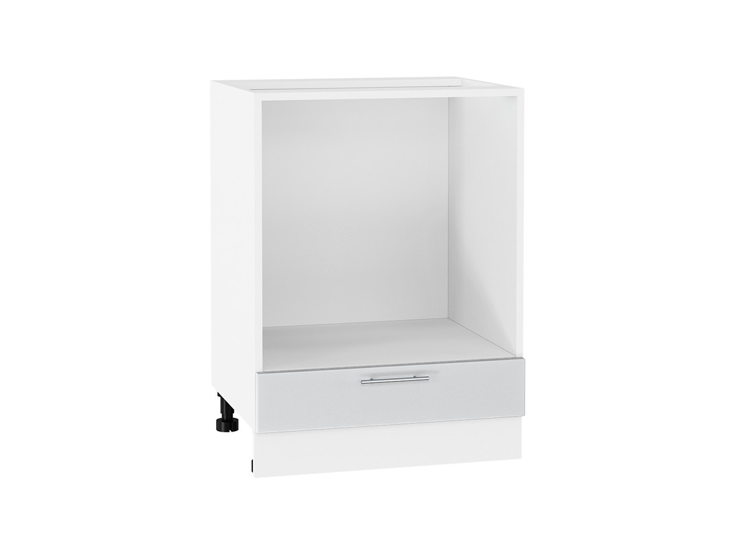 

Напольный шкаф под духовку 600 МС Валерия Сурская мебель МДФ цвет Белый/Айленд силк Ф81, Валерия