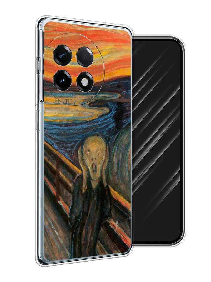 

Чехол Awog на OnePlus 11R/Ace 2 "Крик", Оранжевый;синий;серый, 154250-1